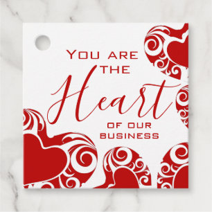 Valentines Day Customer Appreciation Gift Tag