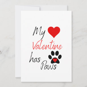 Valentines Day Cute Dog Pet Photo Holiday Card
