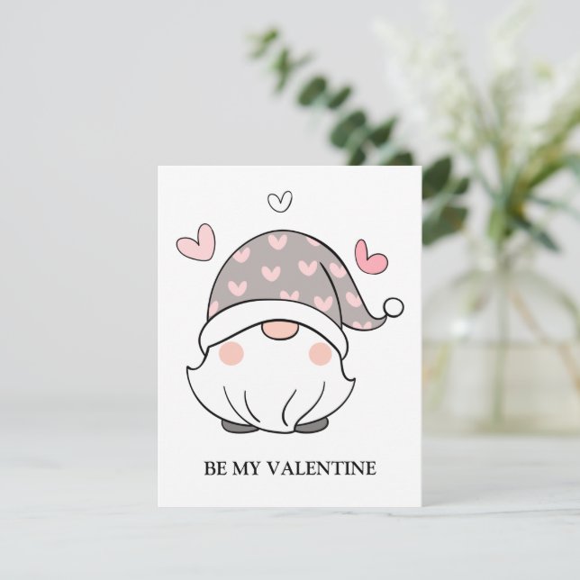 Valentines Day Cute Love Holiday Gnome (Standing Front)