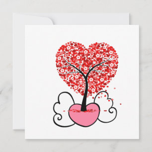 Valentines day cute valentines day gifts. thank you card