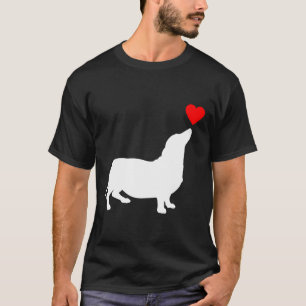 Valentines Day Dachshund Wiener Dog T-Shirt