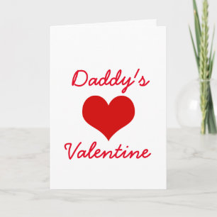 valentines day daddy's valentine card