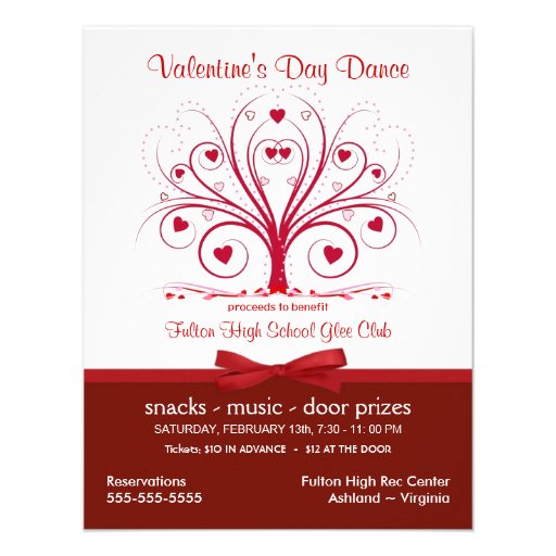 Valentine's Day Dance Invitations 2