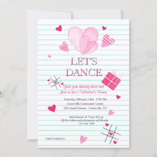 Valentine's Day Dance Party Invitation