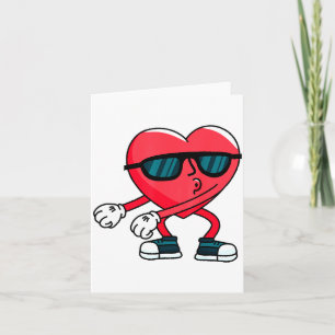 Valentines Day Dancing Heart  Card