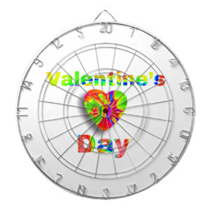 valentine's day dartboard