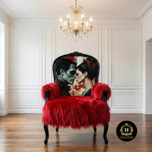 Valentines Day Decoupage Bride of Frankenstein  Tissue Paper