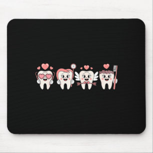 Valentines day dentist tooth funny dental women mouse mat