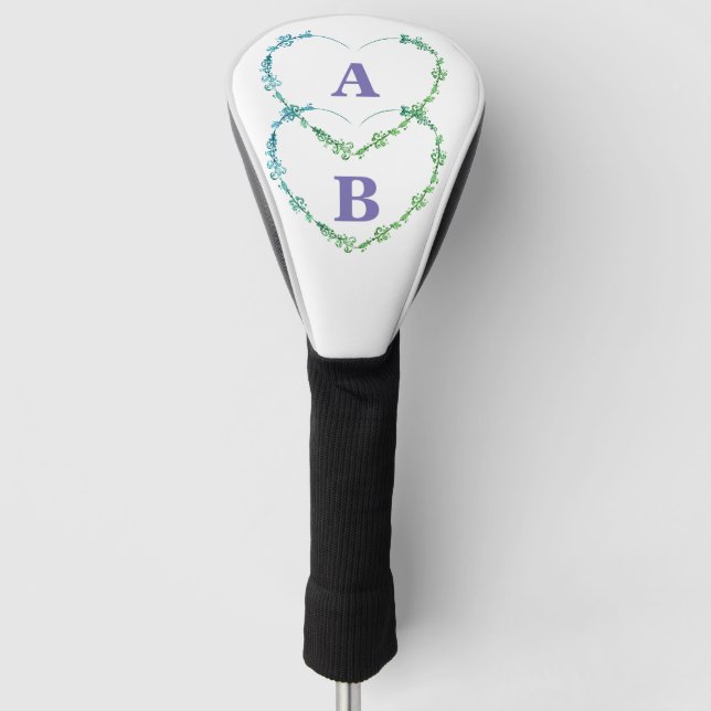 Valentine's Day design gift Golf Head Cover (Front)