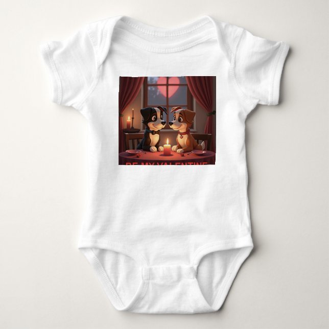 Valentines Day Dinner 4 2 Baby Tee (Front)