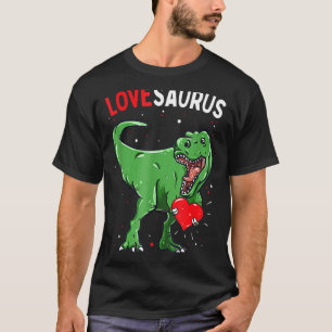 Valentines Day Dinosaur Lovesaurus T Rex Vday Boys T-Shirt