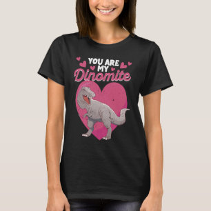 Valentine's Day Dinosaur Rex You Are My Dinomite T-Shirt