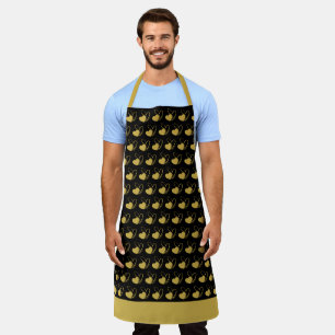 Valentine's Day Distorted Tilted Hearts Apron