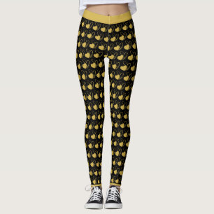 Valentine's Day Distorted Tilted Hearts Leggings
