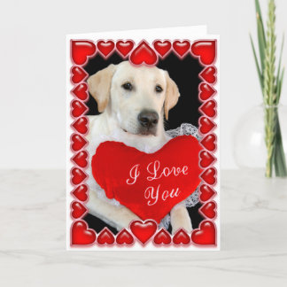 Valentine's Day Dog Card