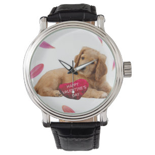 Valentine's Day Dog heart watch