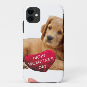 Valentine's Day Dog Photo iPhone 11 Case