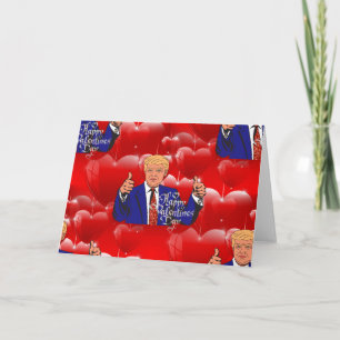 valentines day donald trump holiday card