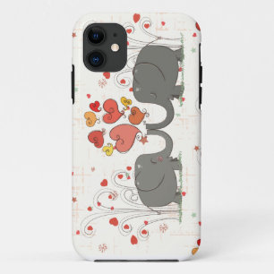 Valentine's Day Elephants iPhone 11 Case