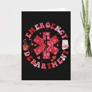 Valentines Day Emergency Department Er Ed Nurse Te Card
