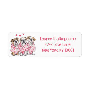 Valentines Day English Bulldog
