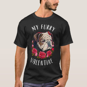 Valentine's day  English Bulldog Dog Valentine  5 T-Shirt