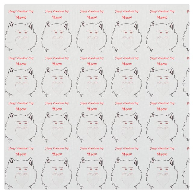 Valentine's Day Fabric (Swatch)