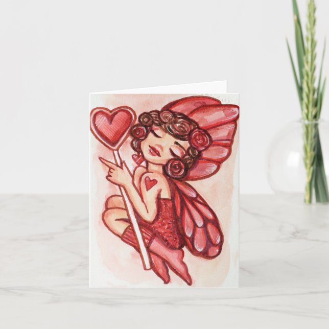 Valentine's Day Fairy                              Card (Front)
