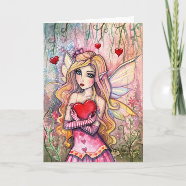 Valentine's Day Fairy Card by Molly Harrison (Front)