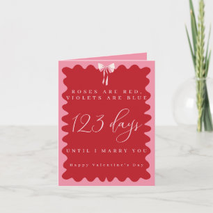 Valentines Day Fiance Husband To Be Wife To Be Card