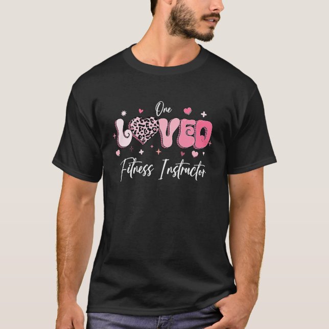 Valentines Day Fitness Instructor T-Shirt (Front)