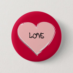 Valentine's Day Flair Button