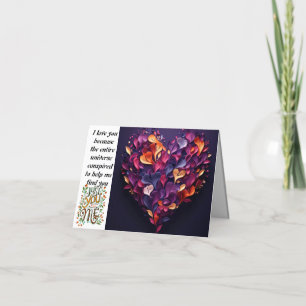 Valentine's day Folded Holiday Card