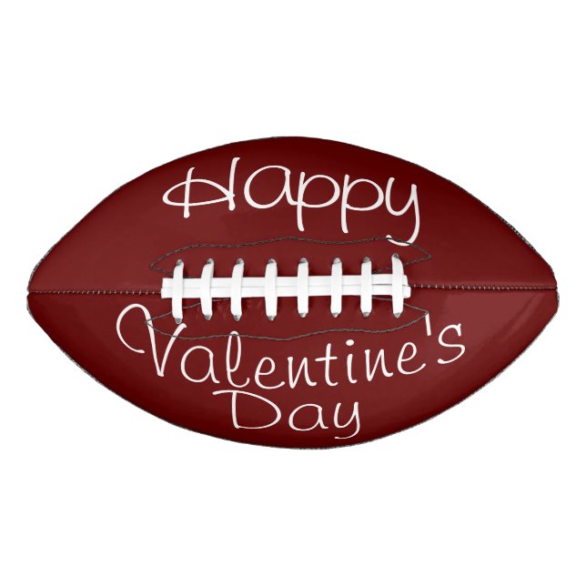 Valentine's Day football by dalDesignNZ American Football (Front)