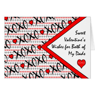 Valentine's Day for Both of My Dads, XOXO Design
