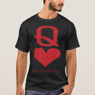 Valentine's Day for Couples Her King His Queen Gif T-Shirt