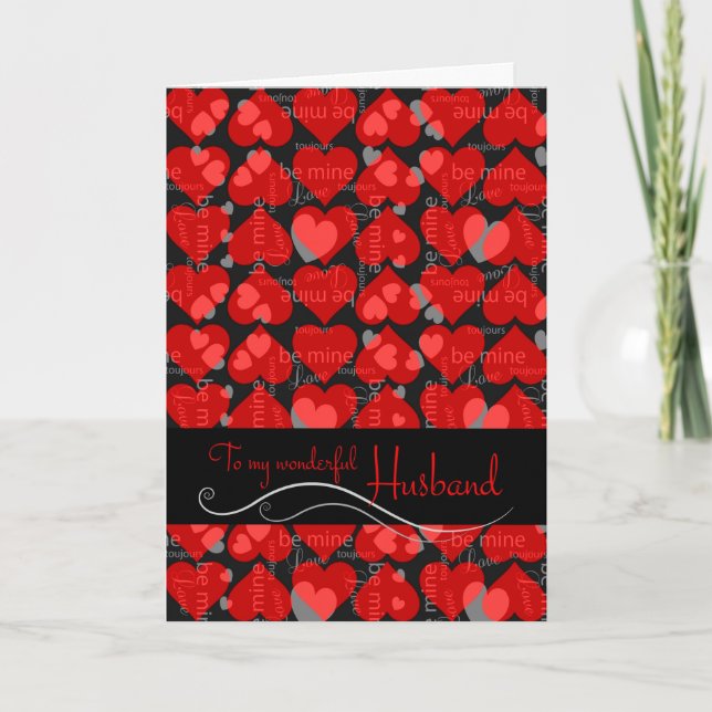 Valentine's Day for Husband Card (Front)