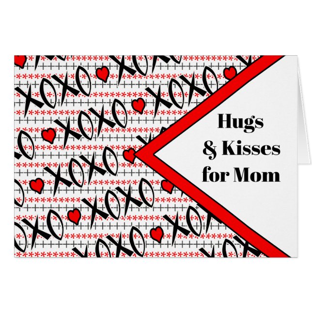 Valentine's Day for Mum XOXO Design (Front Horizontal)