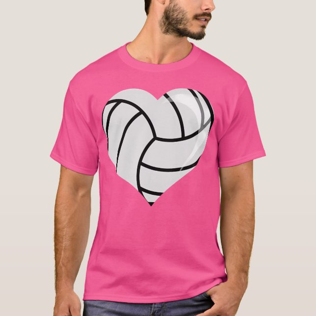 Valentine'S Day For Volleyball Lovers T-Shirt (Front)