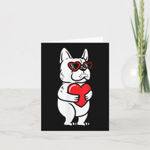 Valentines Day French Bulldog Dog Love Frenchie Lo Card