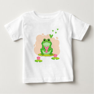 Valentine's Day Frog Baby T-Shirt