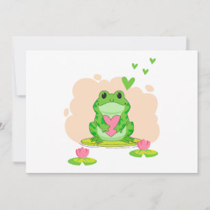 Valentine's Day Frog Invitation