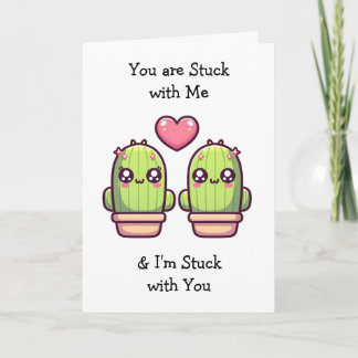 Valentine's Day | Funny Cacti Puns Love Card