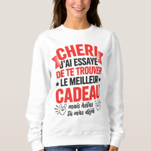 Valentine's Day Funny Idea Love Humor Couple Sweatshirt