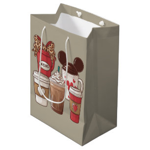 Valentine's Day Funny Latte Coffee Lover  Medium Gift Bag