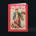 VALENTINE'S DAY FUNNY WIFE GREETING CARD<br><div class="desc">BIRTHDAY GIRL VINTAGE SPANKING VALENTINE'S DAY CARD</div>