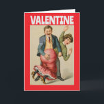 VALENTINE'S DAY FUNNY WIFE GREETING CARD<br><div class="desc">BIRTHDAY GIRL VINTAGE SPANKING VALENTINE'S DAY CARD</div>