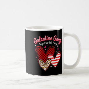 Valentines day galentines gang hearts valentine coffee mug