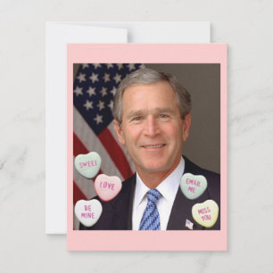 Valentine's Day George Bush Holiday Card