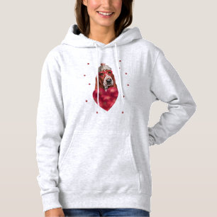 Valentine's Day Gift Basset Hound Dog Hoodie
